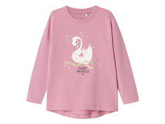 Name It mauve orchid swan top